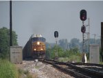 CSX 5351 & 156 heads north